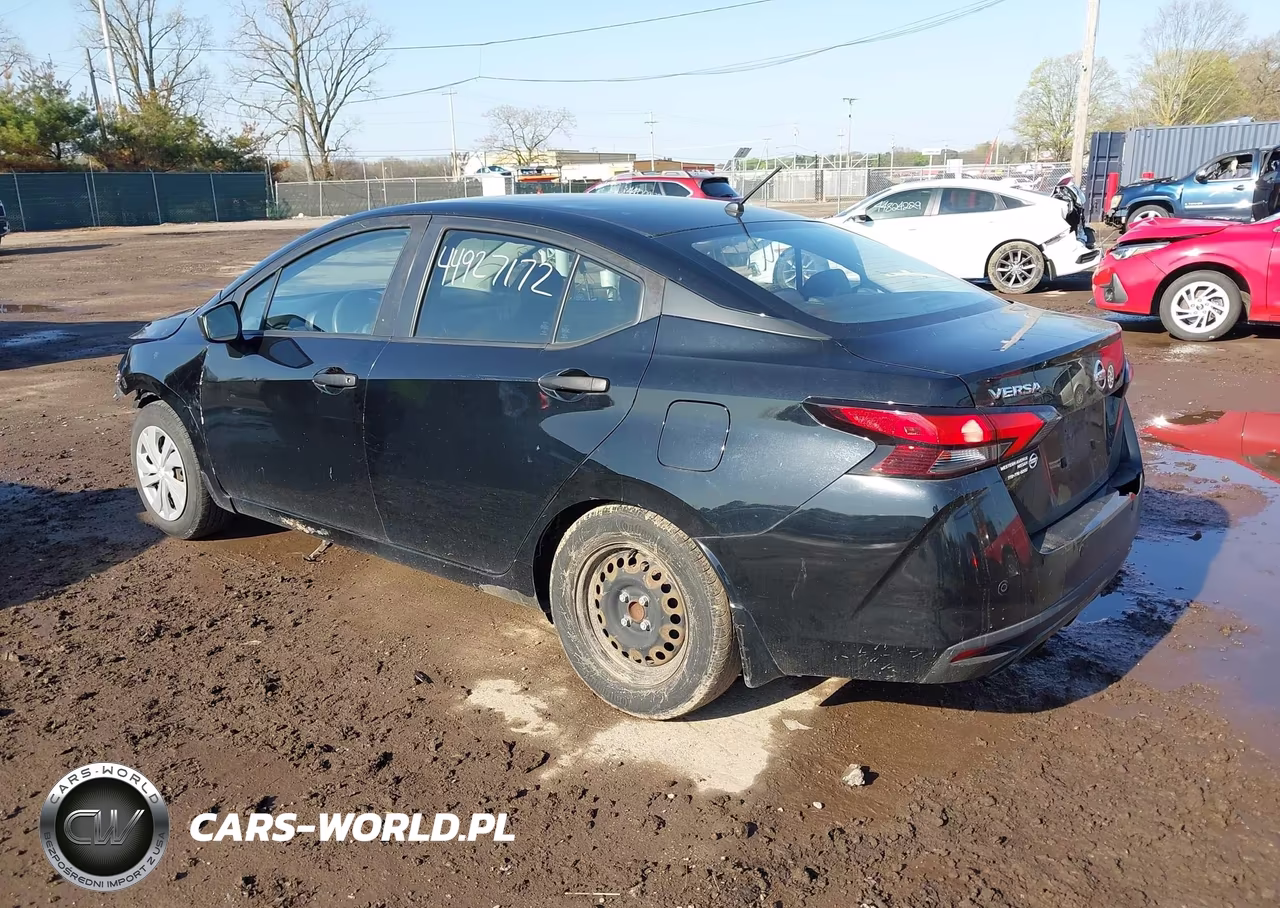 2021 Nissan Versa S Xtronic Cvt VIN:3N1CN8DV8ML854314 - 3