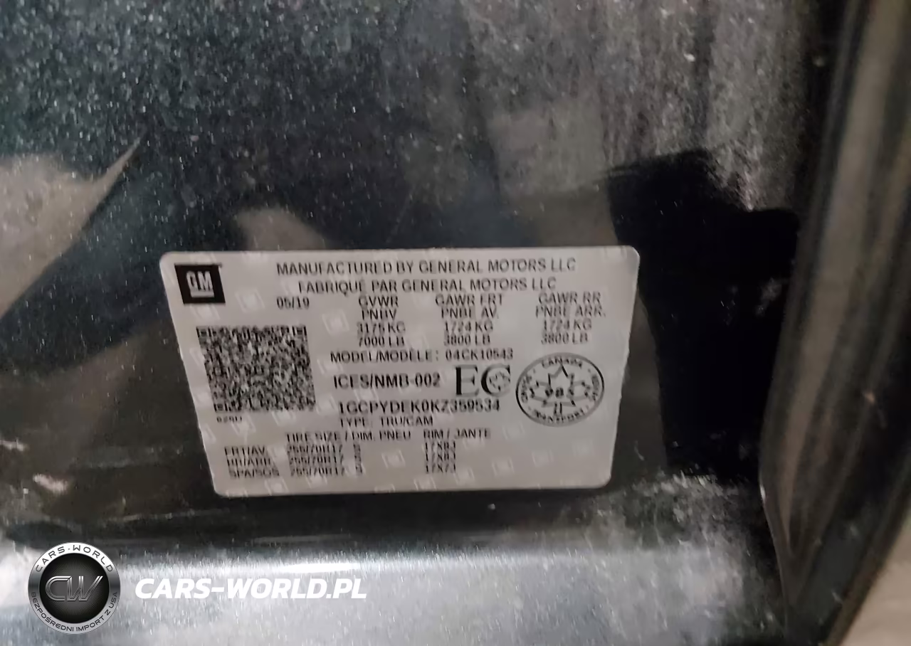 2019 Chevrolet Silverado K1500 Lt VIN:1GCPYDEK0KZ359534 - 9