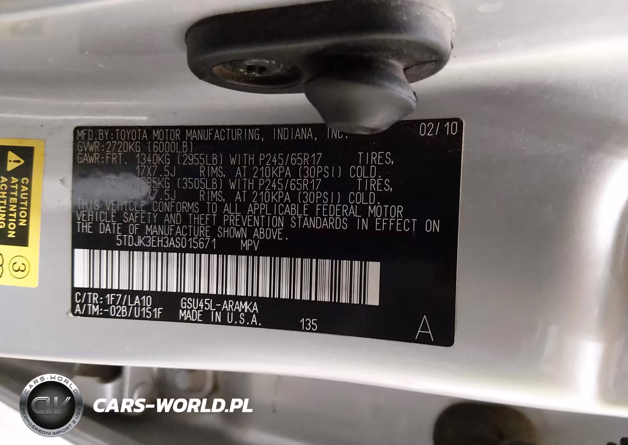 2010 Toyota Highlander Se V6 VIN:5TDJK3EH3AS015671 - 9