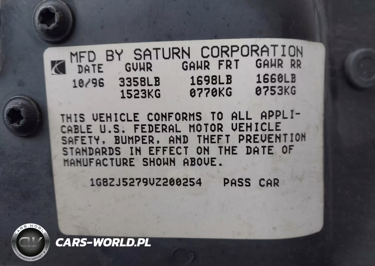 1997 Saturn Sl Sl2 VIN:1G8ZJ5279VZ200254 - 9