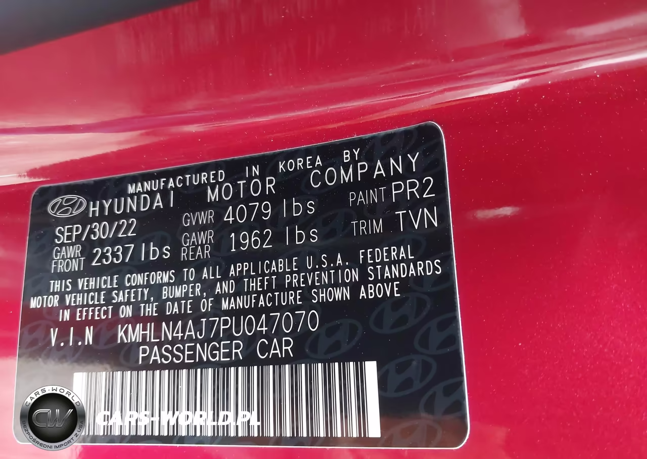 2023 Hyundai Elantra Hybrid Limited VIN:KMHLN4AJ7PU047070 - 9