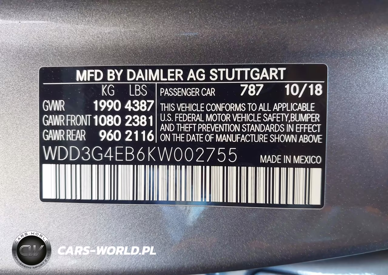 2019 Mercedes-Benz A 220 VIN:WDD3G4EB6KW002755 - 9