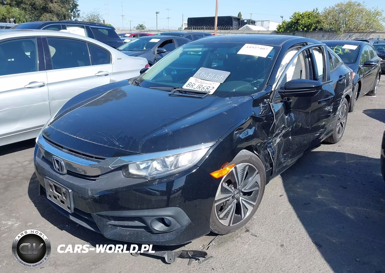 2017 Honda Civic Ex-T VIN:2HGFC1F37HH646217 - 2