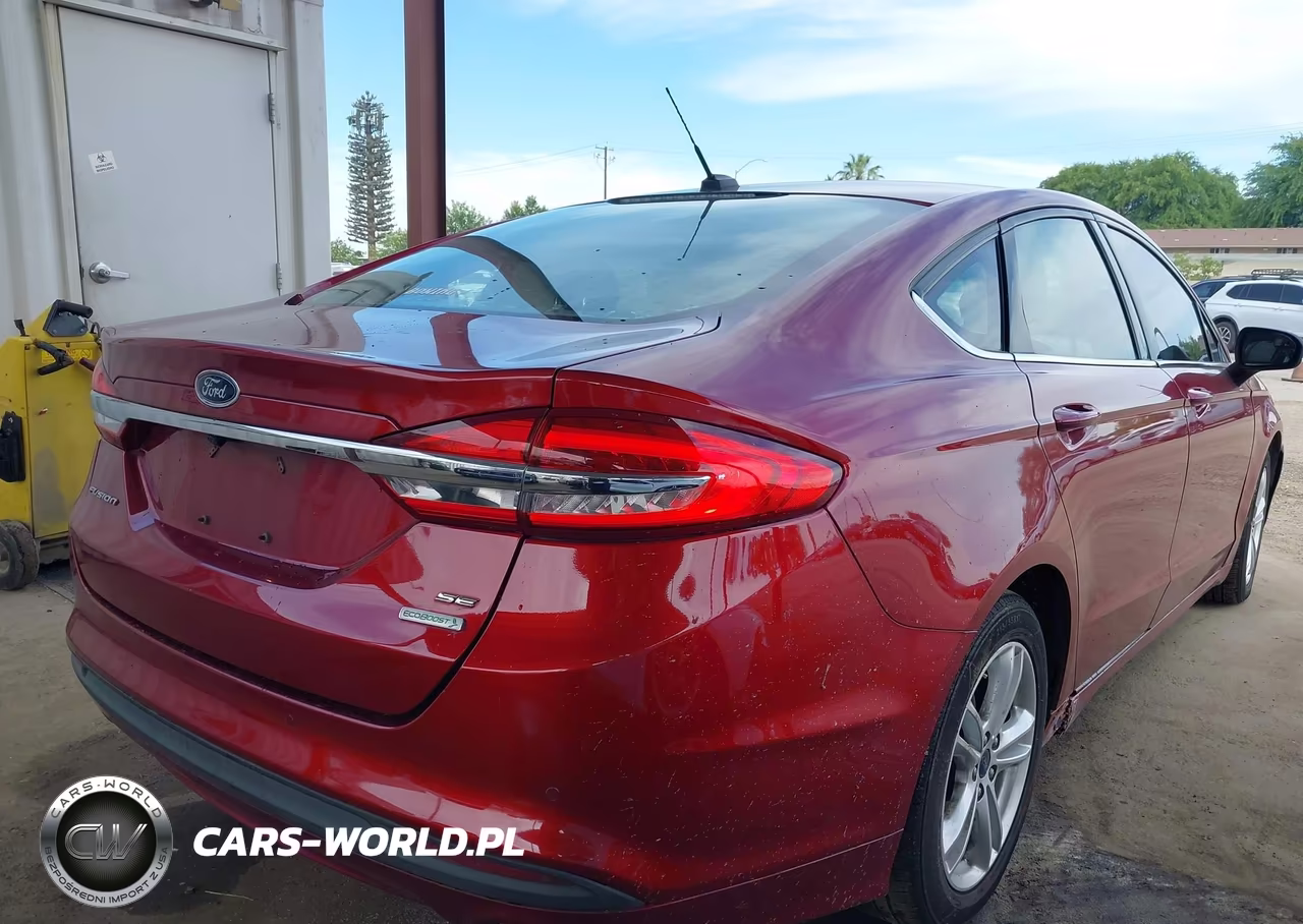 2018 Ford Fusion Se VIN:3FA6P0HD7JR277605 - 4