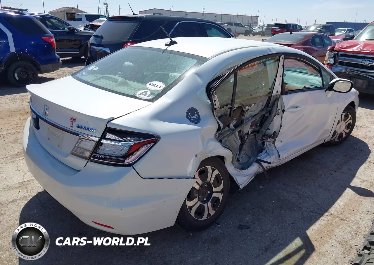 2013 Honda Civic Hybrid VIN:19XFB4F20DE002073 - 4
