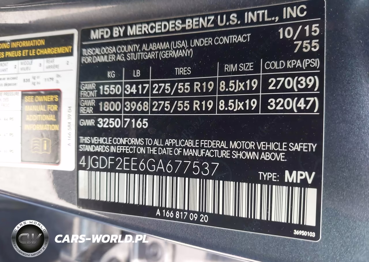 2016 Mercedes-Benz Gl 350 Bluetec 4Matic VIN:4JGDF2EE6GA677537 - 9