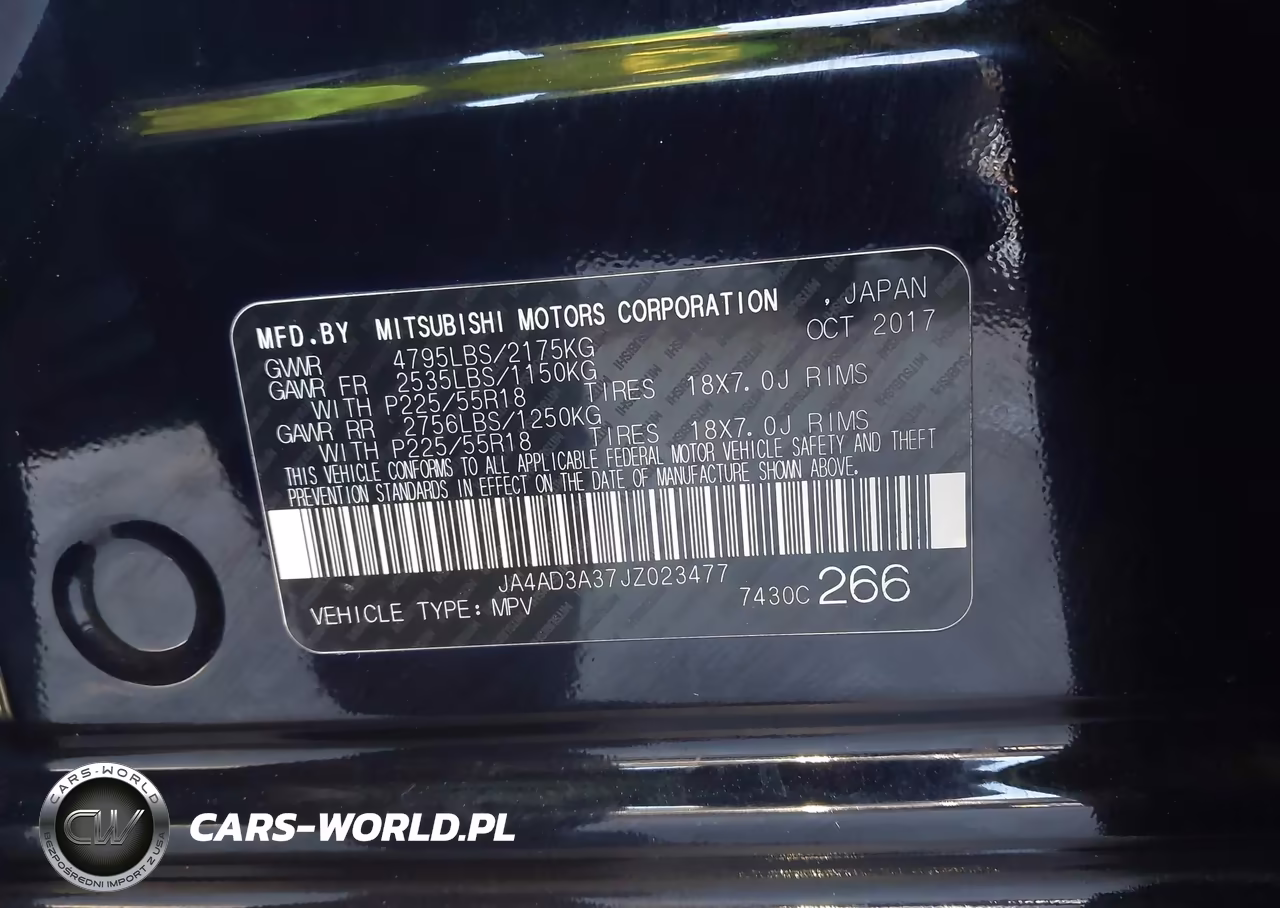 2018 Mitsubishi Outlander Se VIN:JA4AD3A37JZ023477 - 9