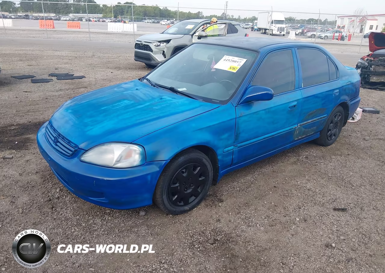 2000 Honda Civic Lx VIN:2HGEJ6676YH586321 - 2