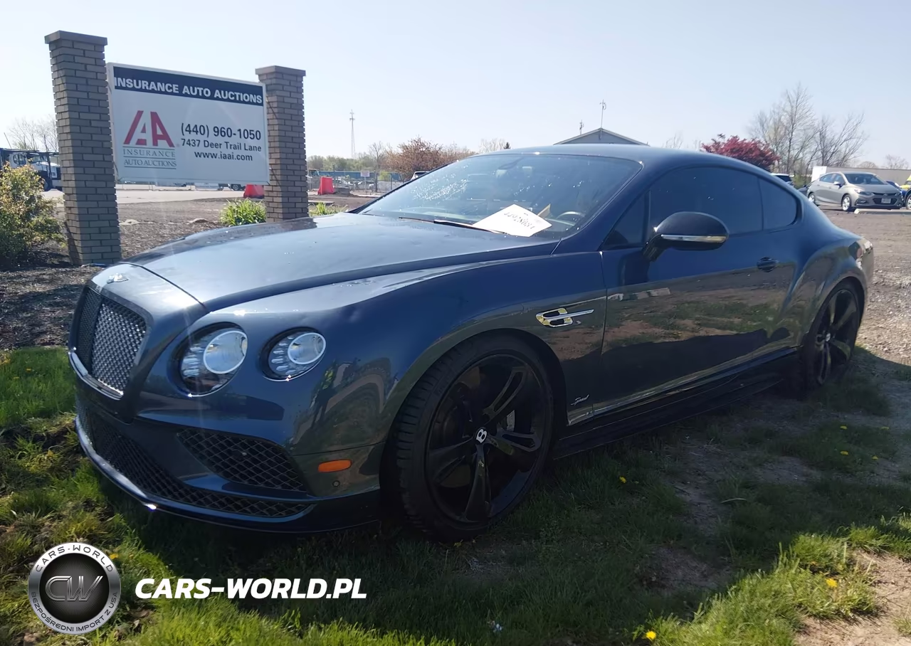 2017 Bentley Continental Gt Speed VIN:SCBFY7ZA5HC060280 - 2