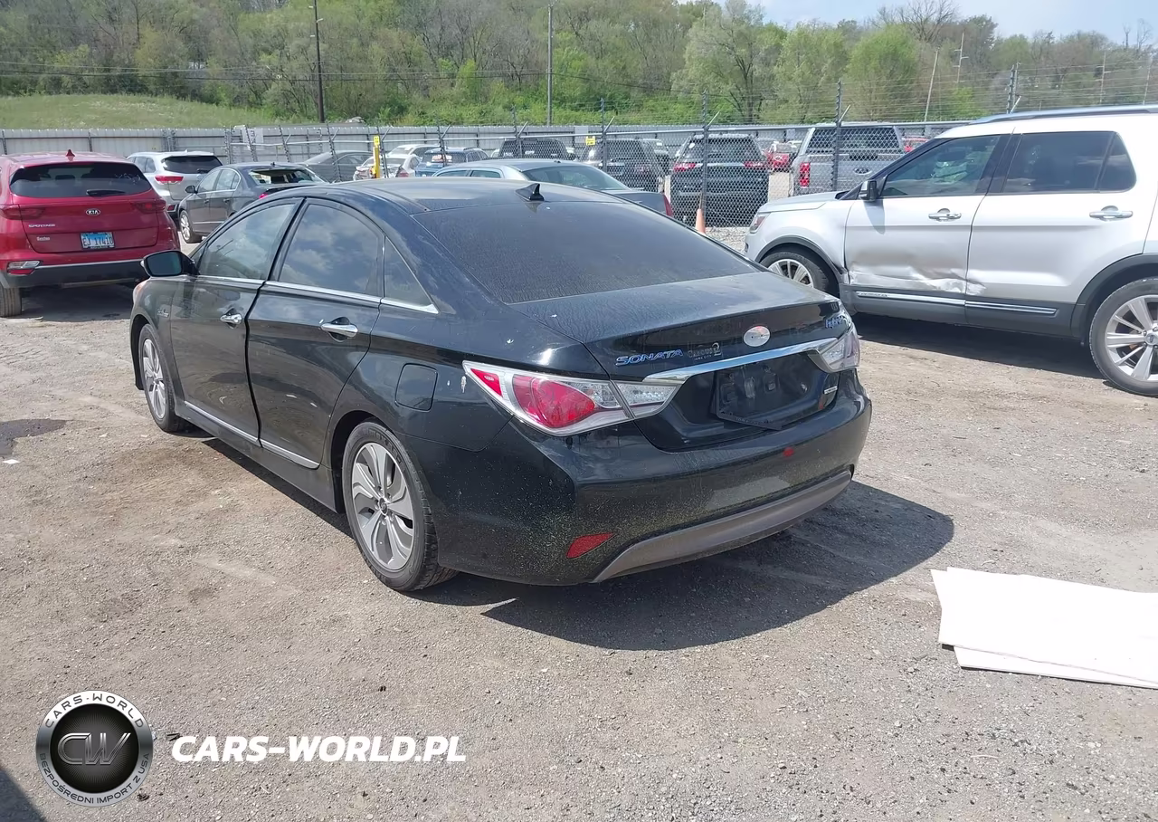 2014 Hyundai Sonata Hybrid Limited VIN:KMHEC4A44EA107703 - 3