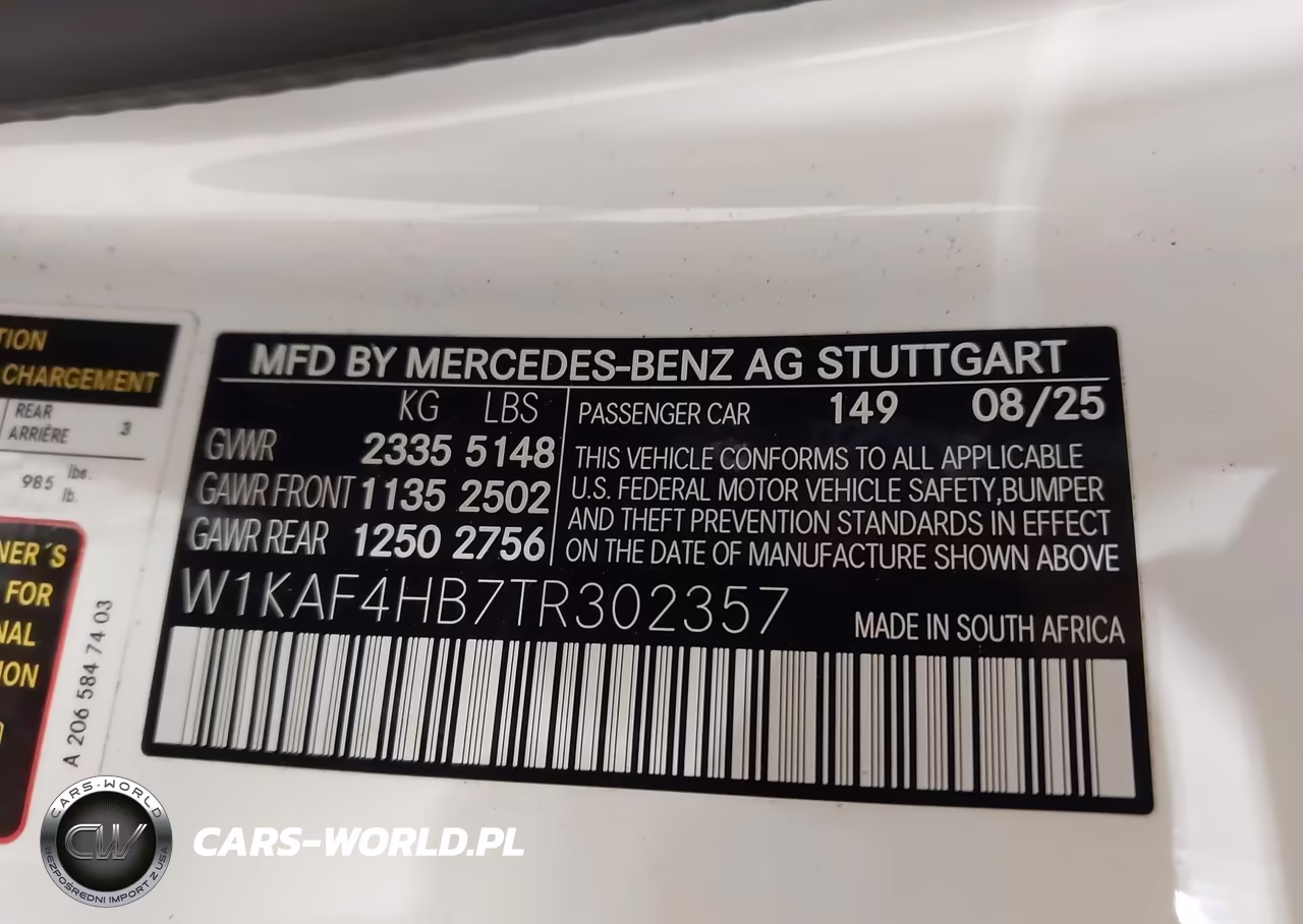 2026 Mercedes-Benz C 300 VIN:W1KAF4HB7TR302357 - 9