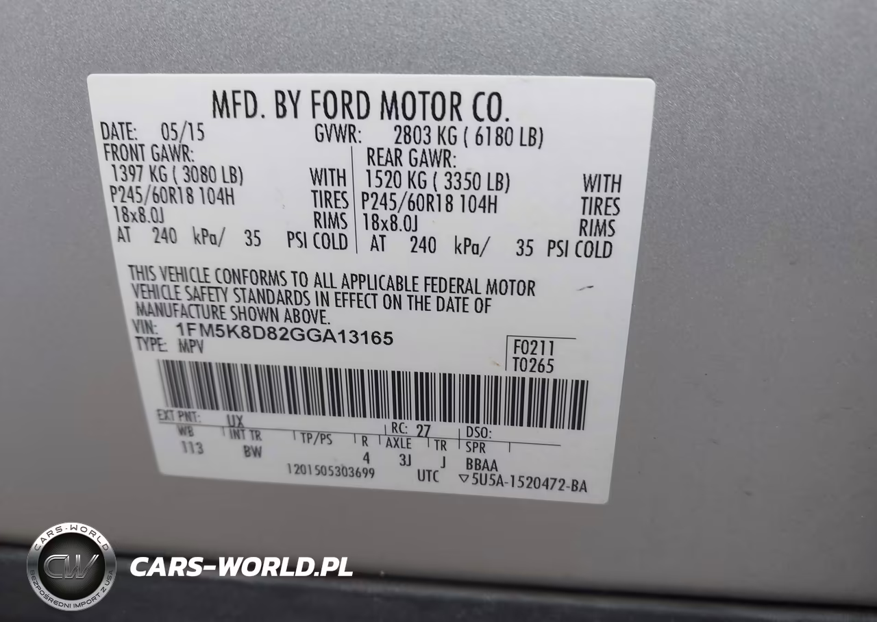 2016 Ford Explorer Xlt VIN:1FM5K8D82GGA13165 - 9
