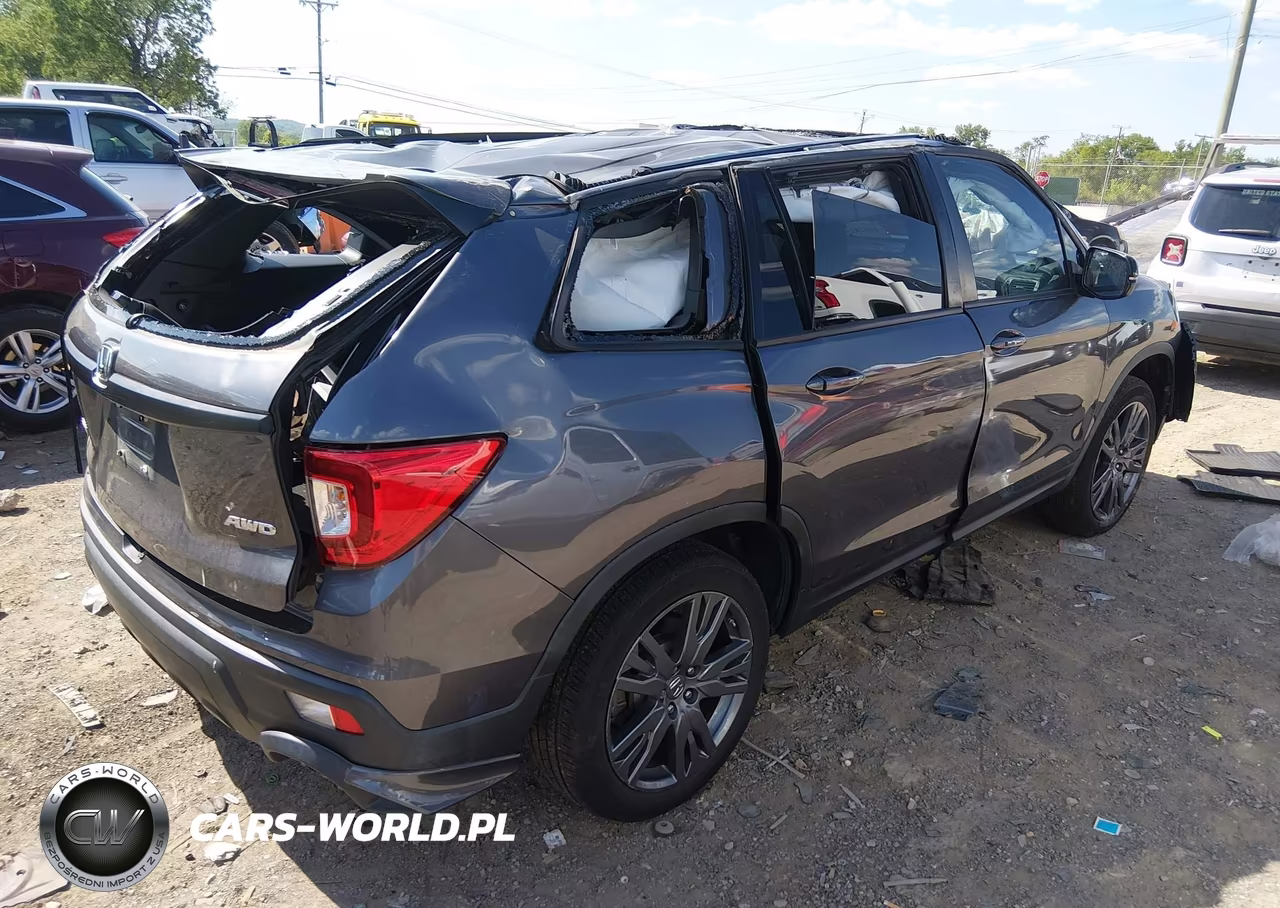 2020 Honda Passport Awd Ex-L VIN:5FNYF8H59LB008524 - 4