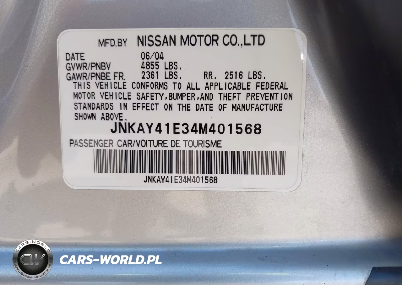 2004 Infiniti M45 Sport VIN:JNKAY41E34M401568 - 9
