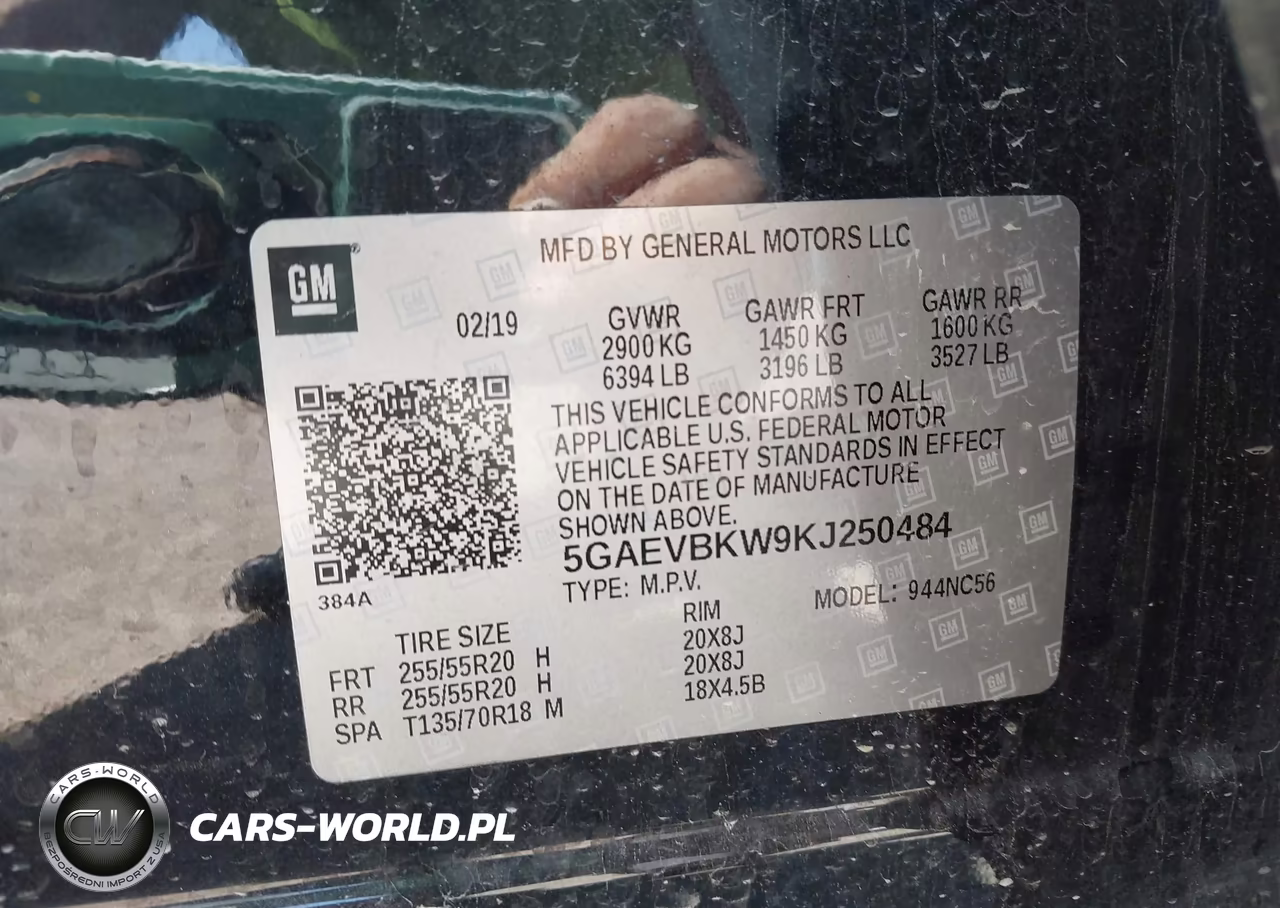 2019 Buick Enclave Awd Premium VIN:5GAEVBKW9KJ250484 - 9