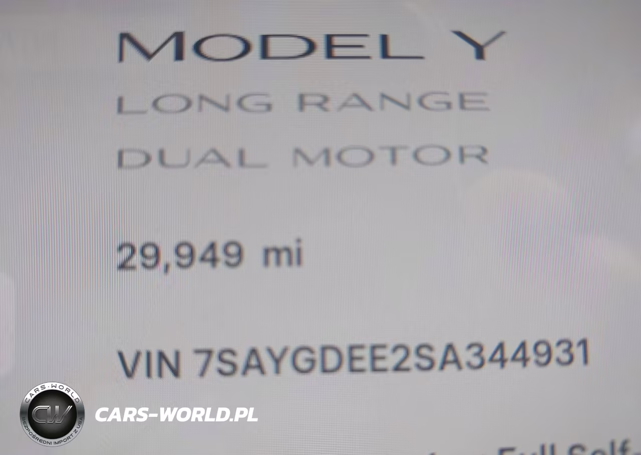 2025 Tesla Model Y Long Range Dual Motor All-Wheel Drive VIN:7SAYGDEE2SA344931 - 7