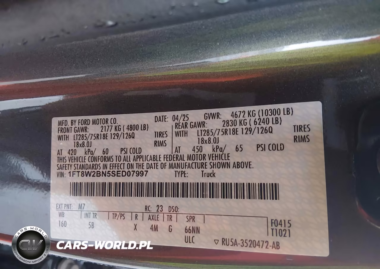 2025 Ford F-250 Lariat VIN:1FT8W2BN5SED07997 - 8