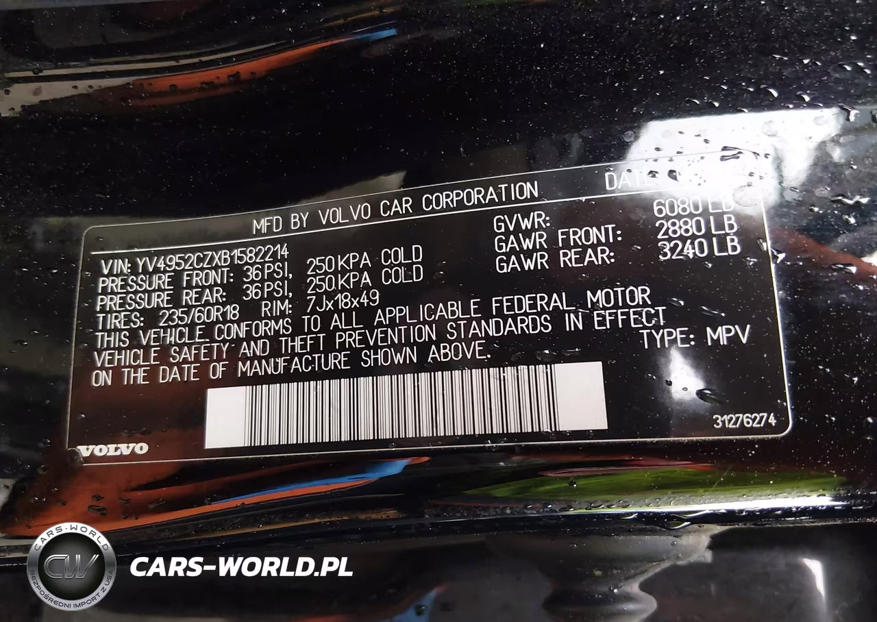 2011 Volvo Xc90 3.2 VIN:YV4952CZXB1582214 - 9