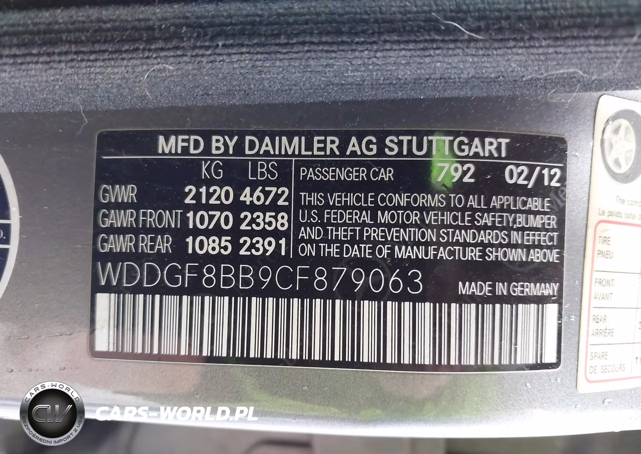 2012 Mercedes-Benz C 300 Sport 4Matic VIN:WDDGF8BB9CF879063 - 9