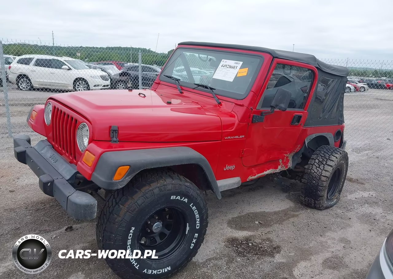 2002 Jeep Wrangler X VIN:1J4FA39S52P744310 - 2