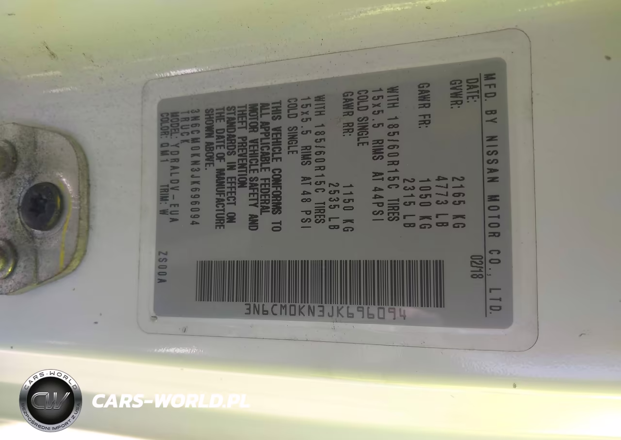 2018 Nissan Nv200 S VIN:3N6CM0KN3JK696094 - 9