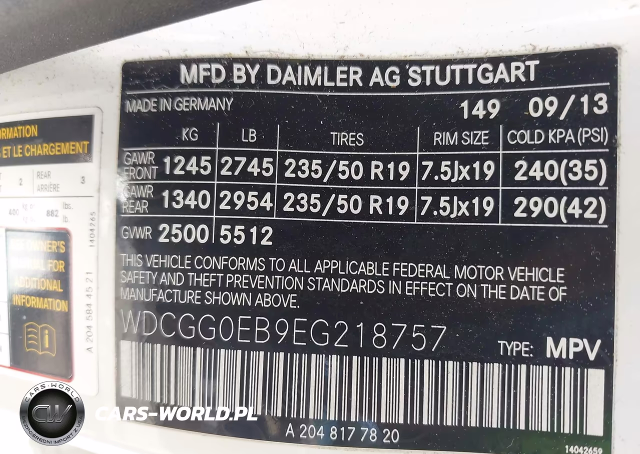 2014 Mercedes-Benz Glk 250 Bluetec 4Matic VIN:WDCGG0EB9EG218757 - 9