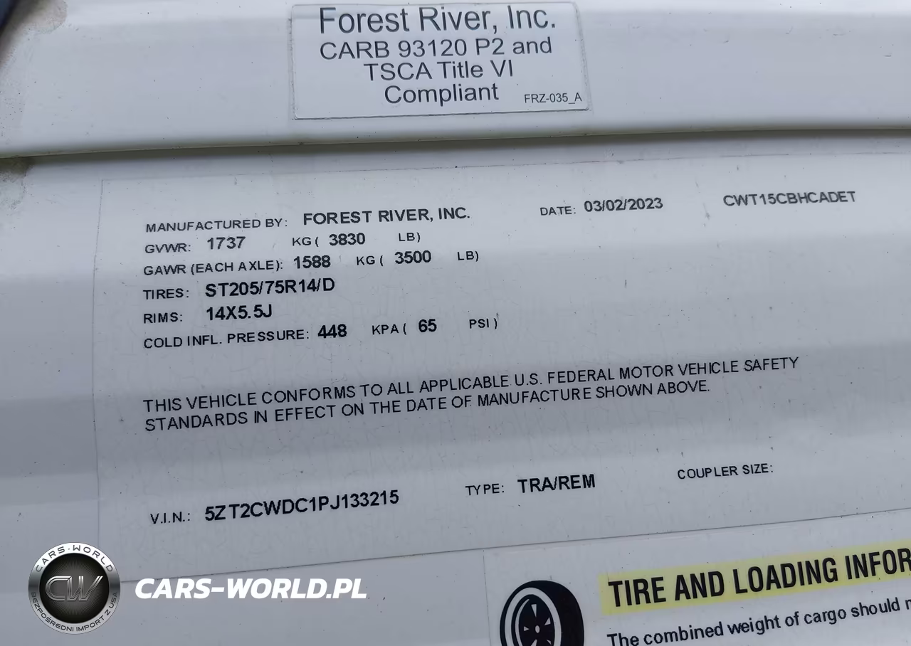 2023 Clipper 15Cbh VIN:5ZT2CWDC1PJ133215 - 9