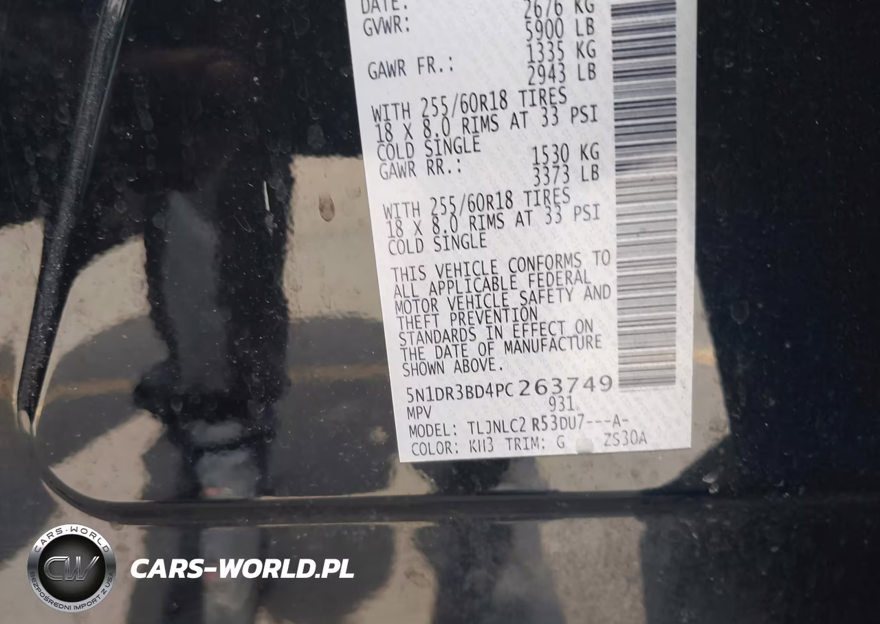 2023 Nissan Pathfinder Sv 4Wd VIN:5N1DR3BD4PC263749 - 9