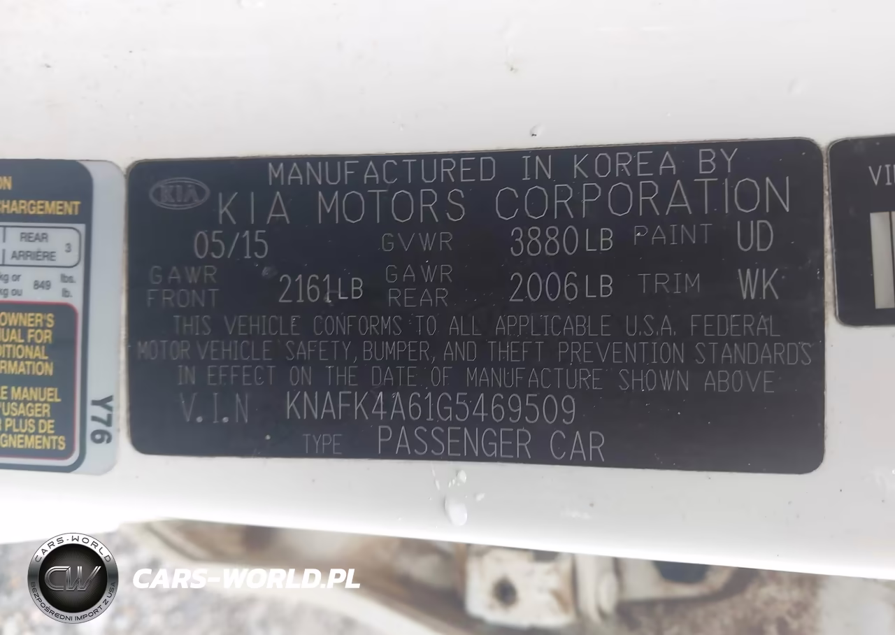2016 Kia Forte Lx VIN:KNAFK4A61G5469509 - 9