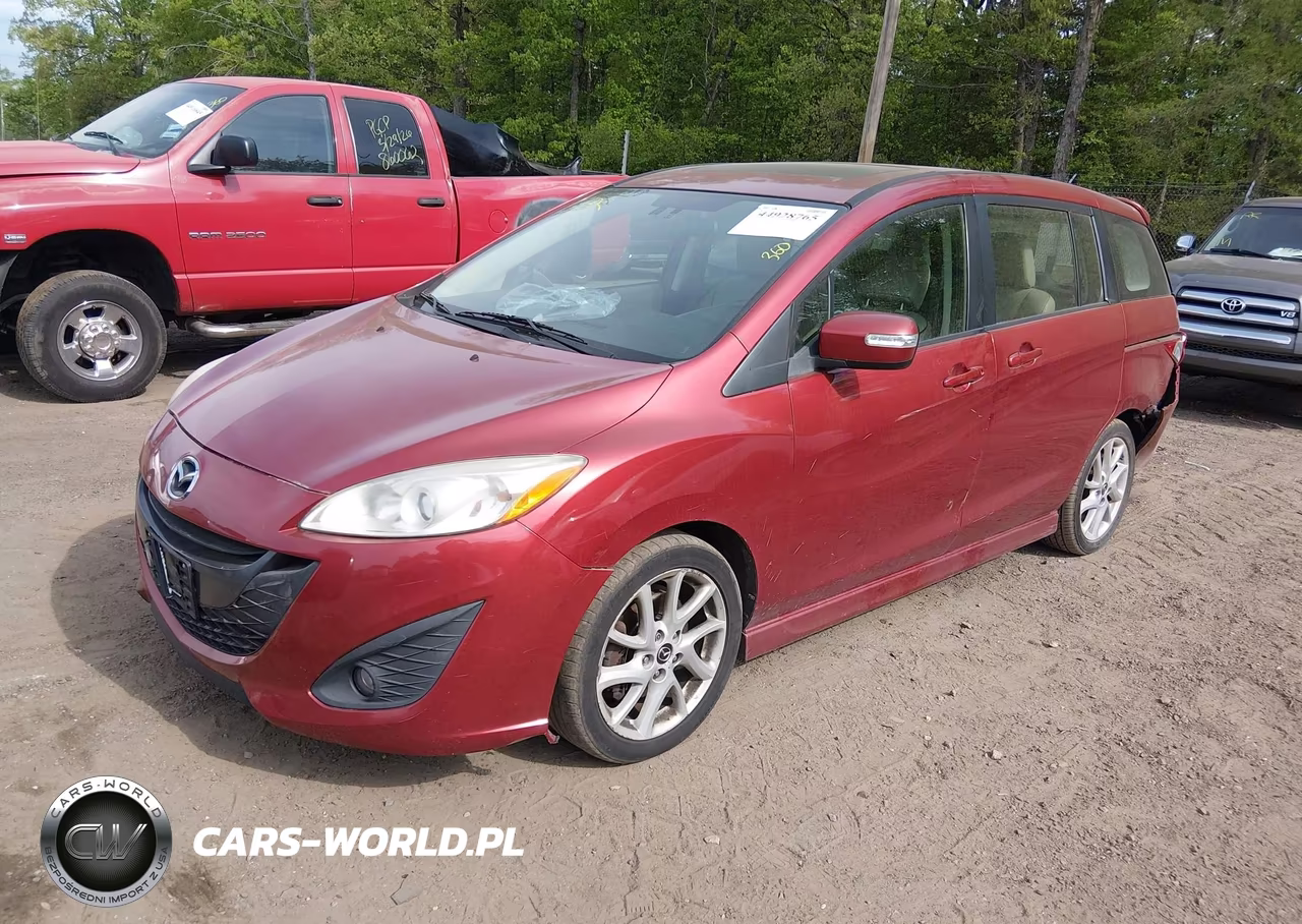 2014 Mazda Mazda5 Grand Touring VIN:JM1CW2DL0E0166280 - 2