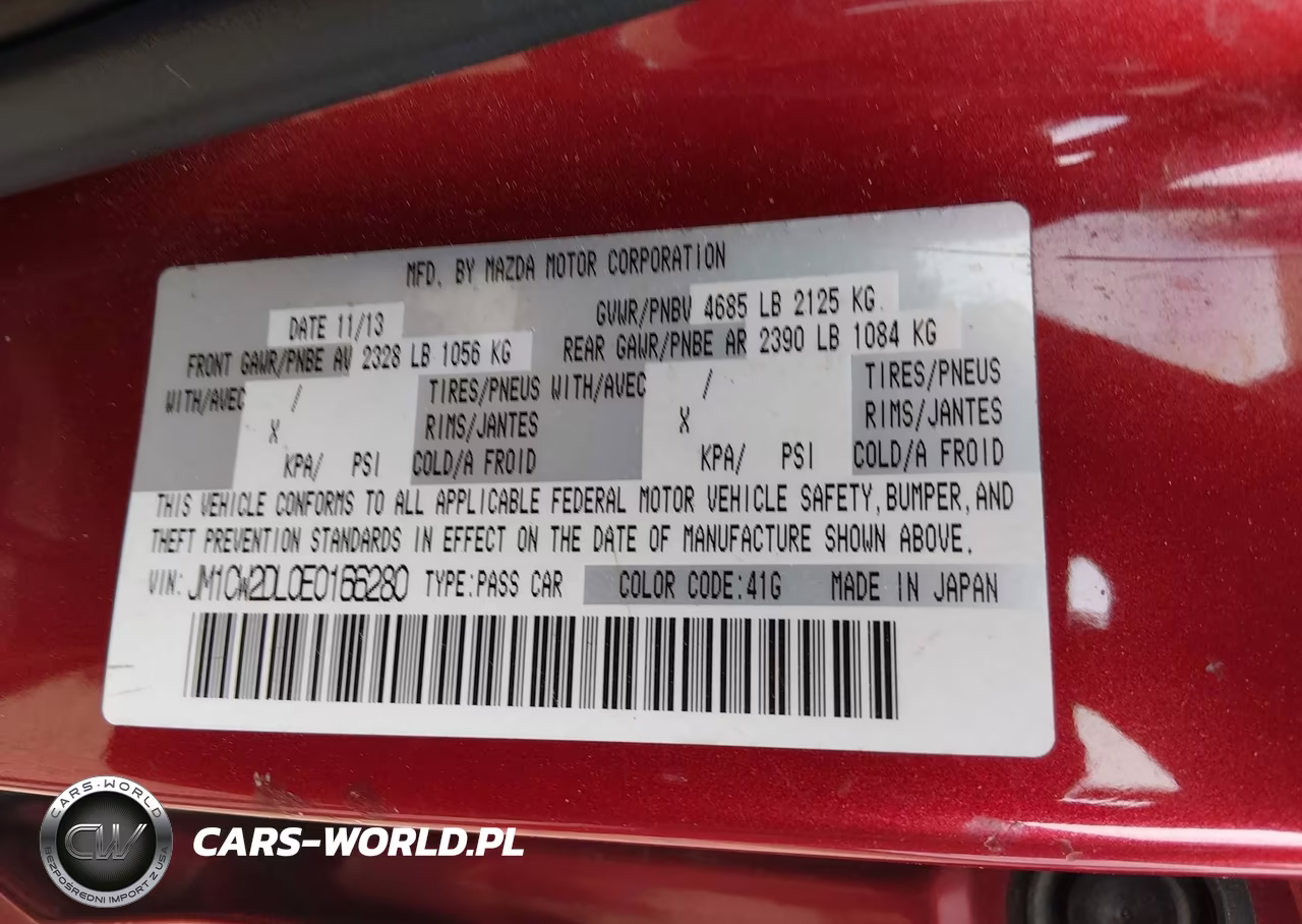 2014 Mazda Mazda5 Grand Touring VIN:JM1CW2DL0E0166280 - 9
