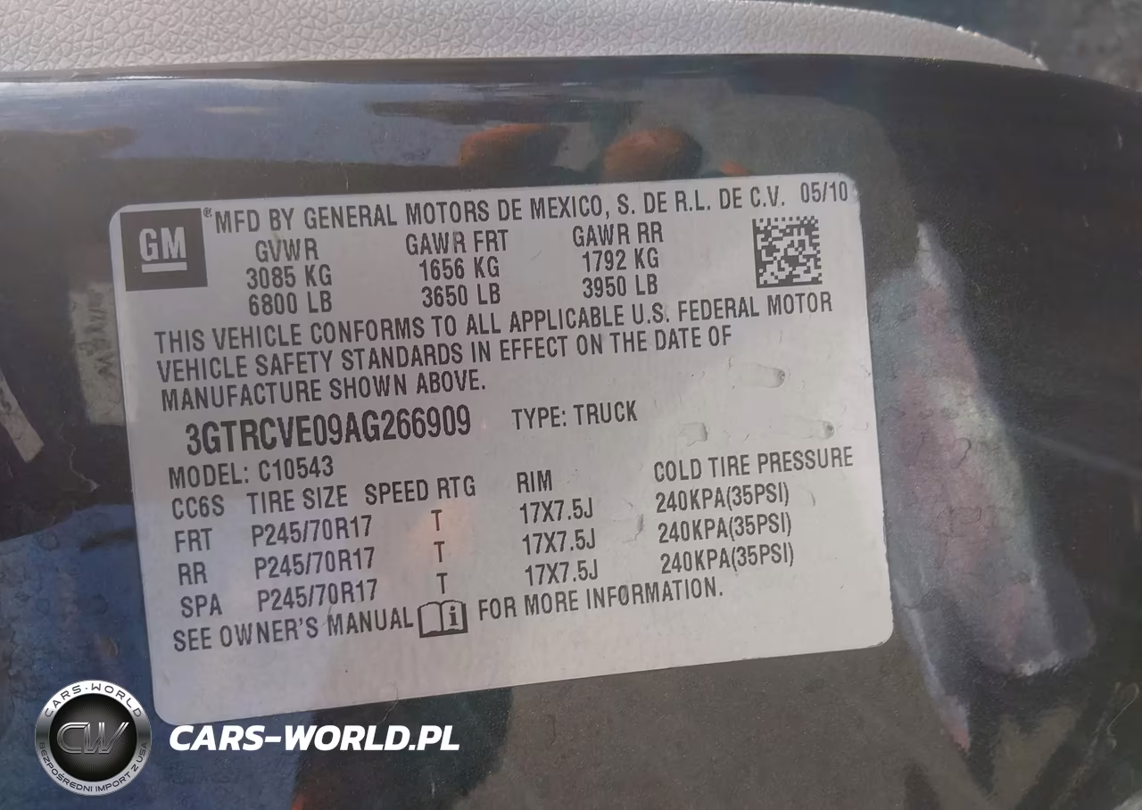 2010 GMC Sierra 1500 Sle VIN:3GTRCVE09AG266909 - 9