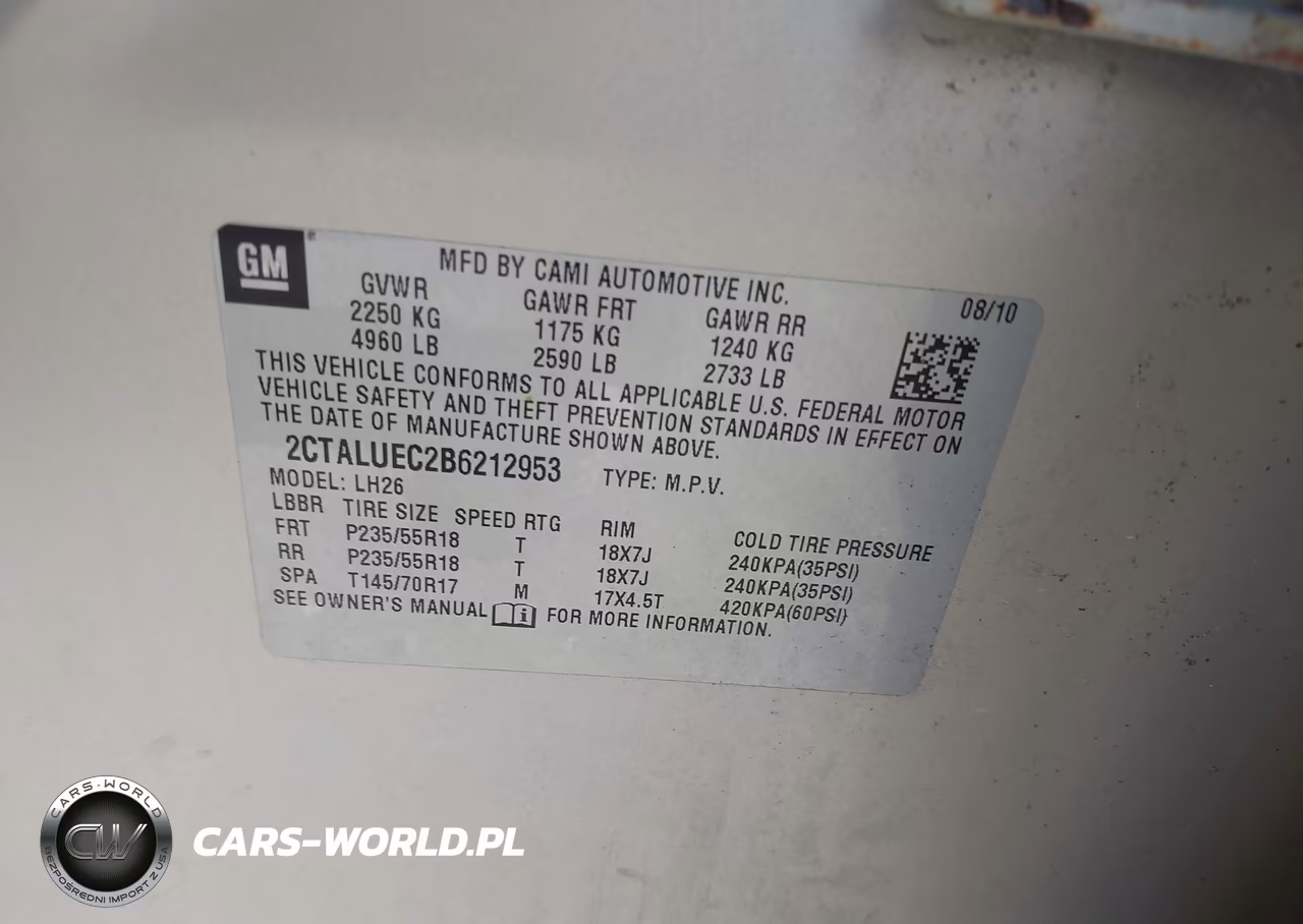 2011 GMC Terrain Slt-1 VIN:2CTALUEC2B6212953 - 9