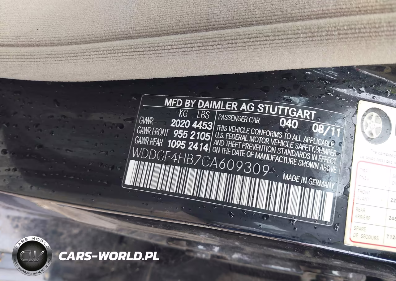 2012 Mercedes-Benz C 250 Luxury-Sport VIN:WDDGF4HB7CA609309 - 9