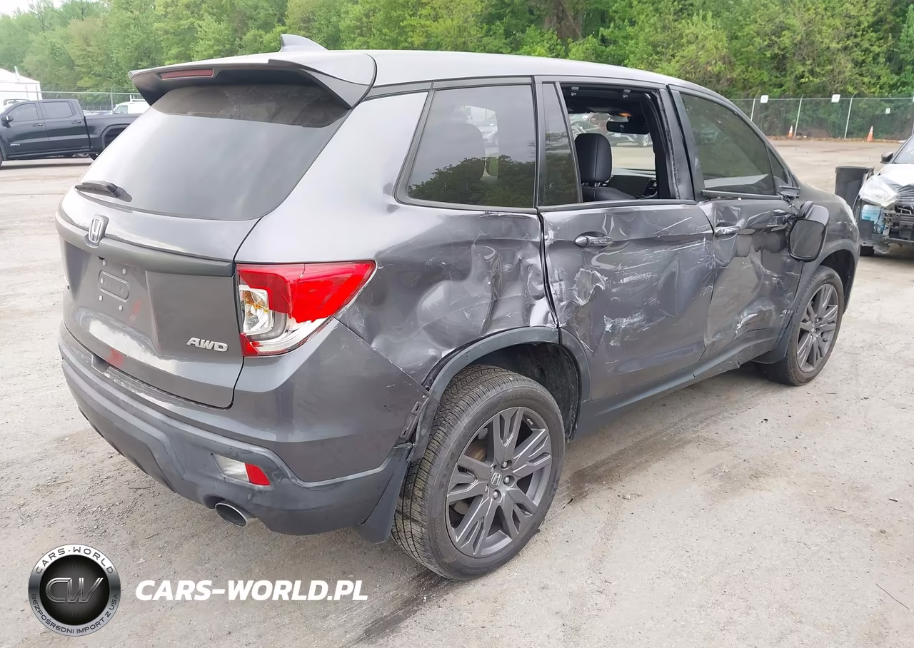 2020 Honda Passport Awd Ex-L VIN:5FNYF8H57LB018842 - 4