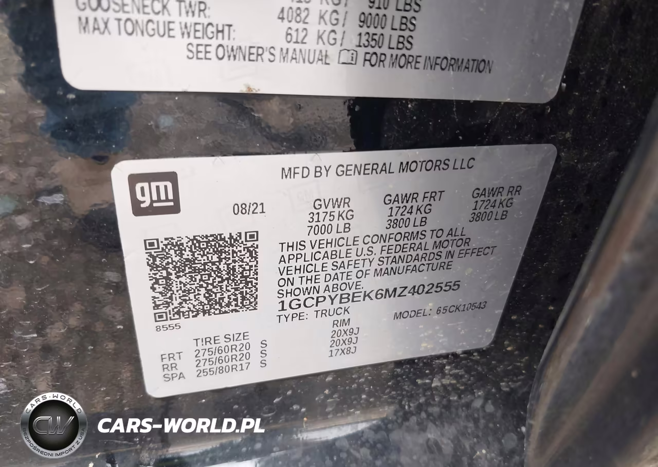 2021 Chevrolet Silverado 1500 4Wd Short Bed Custom VIN:1GCPYBEK6MZ402555 - 9