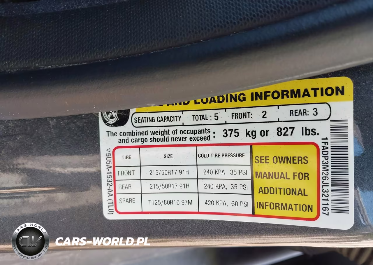 2018 Ford Focus Sel VIN:1FADP3M26JL321167 - 9