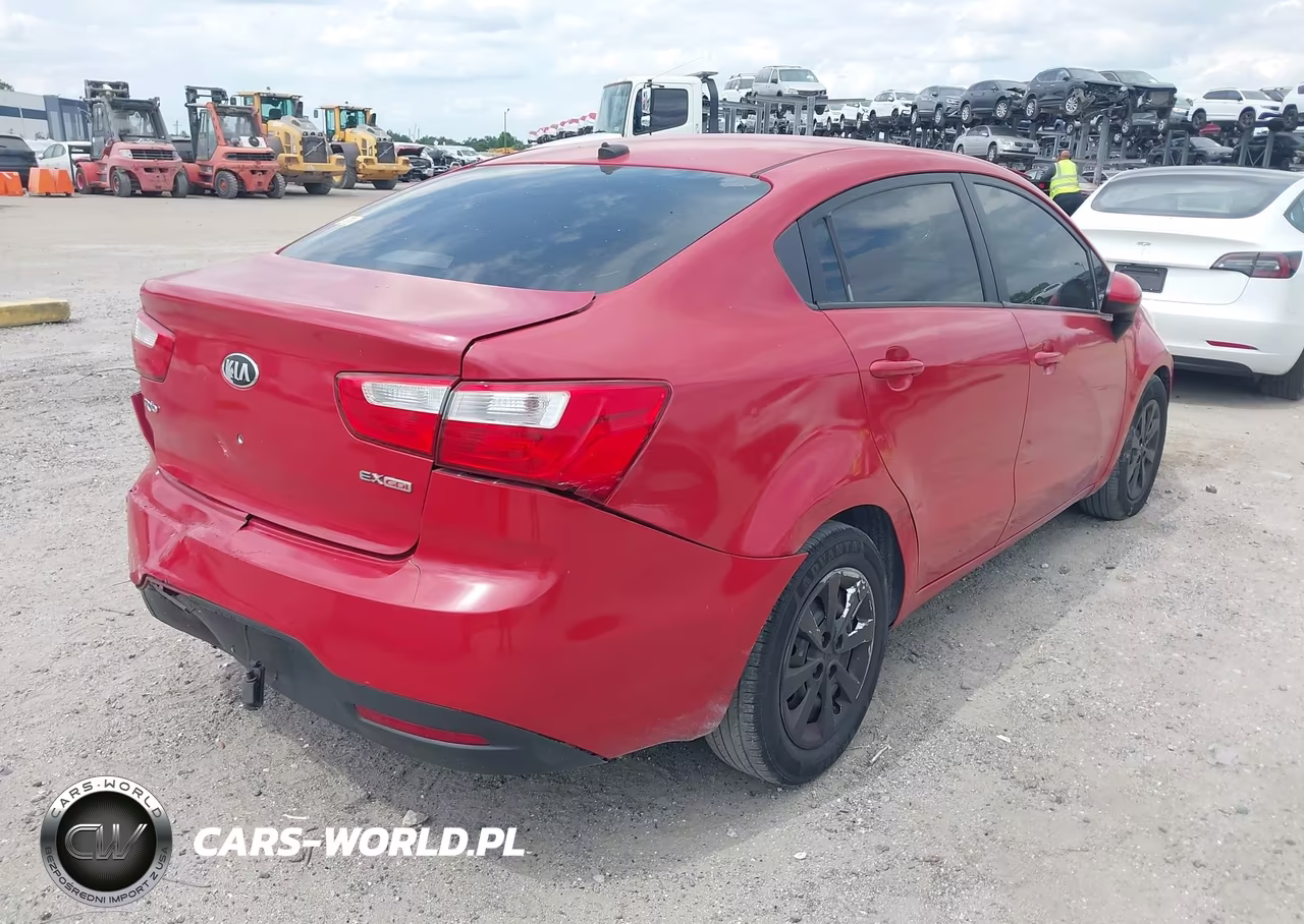 2013 Kia Rio Ex VIN:KNADN4A34D6178951 - 4