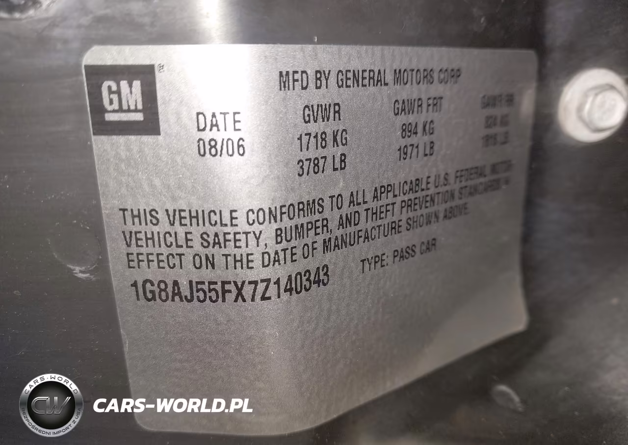 2007 Saturn Ion 2 VIN:1G8AJ55FX7Z140343 - 9