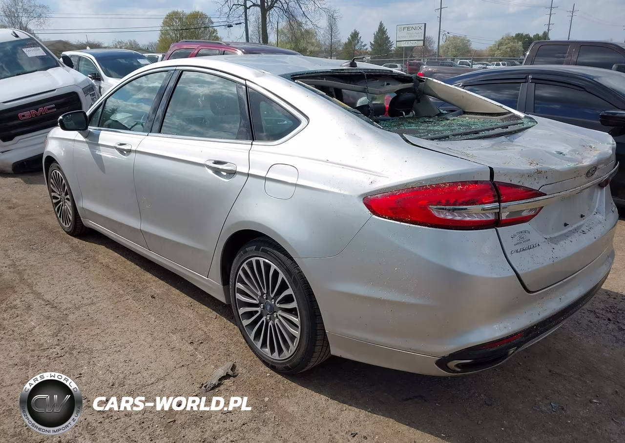 2017 Ford Fusion Se VIN:3FA6P0T90HR292301 - 3