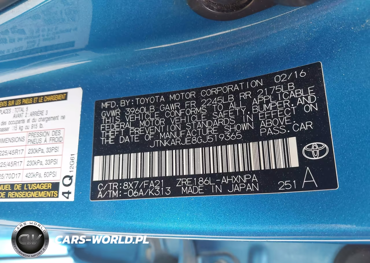2016 Scion Im VIN:JTNKARJE8GJ519365 - 9