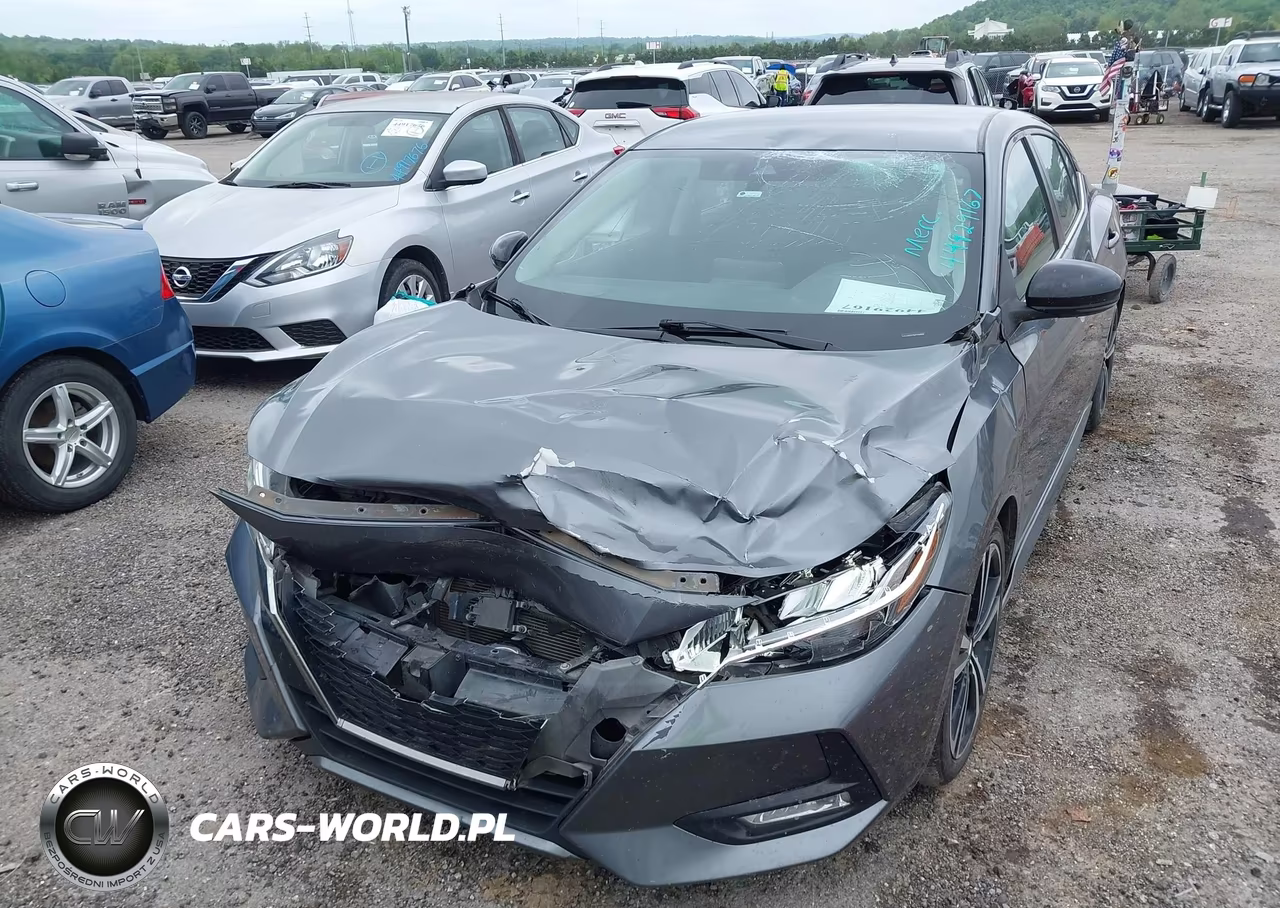 2021 Nissan Sentra Sr Xtronic Cvt VIN:3N1AB8DV7MY220026 - 6