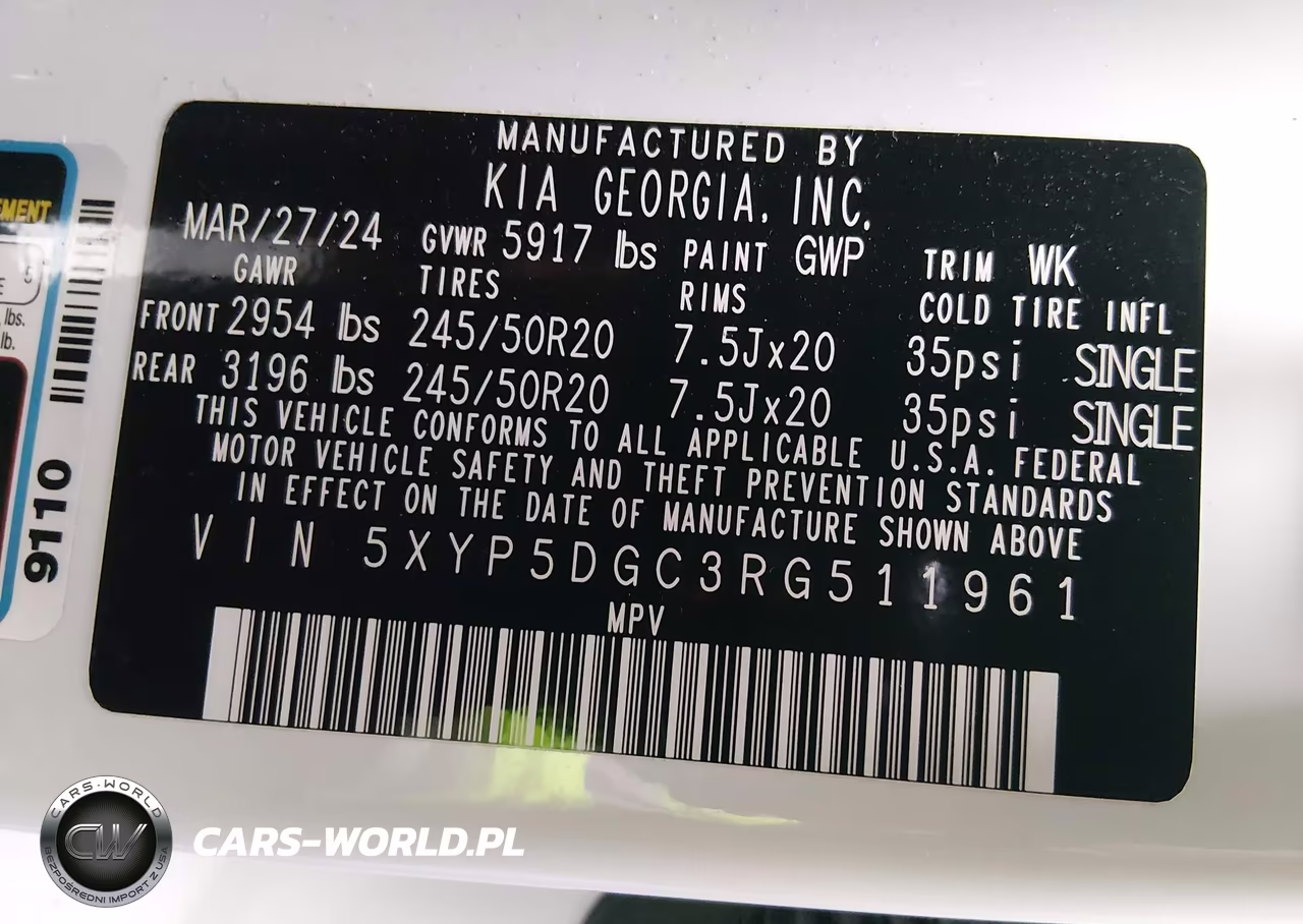 2024 Kia Telluride Sx Prestige X-Line VIN:5XYP5DGC3RG511961 - 9
