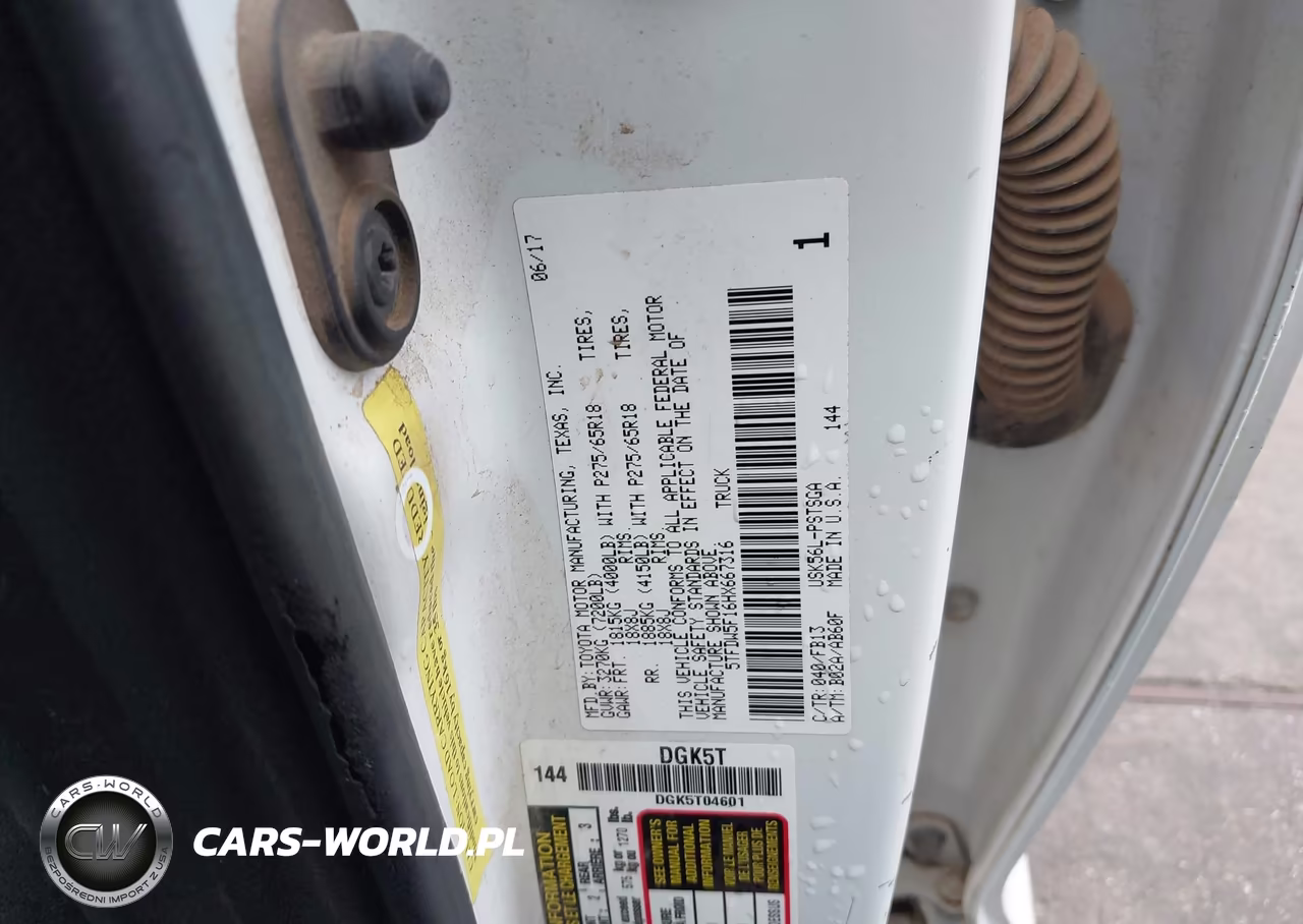 2017 Toyota Tundra Sr5 5.7L V8 VIN:5TFDW5F16HX667316 - 9