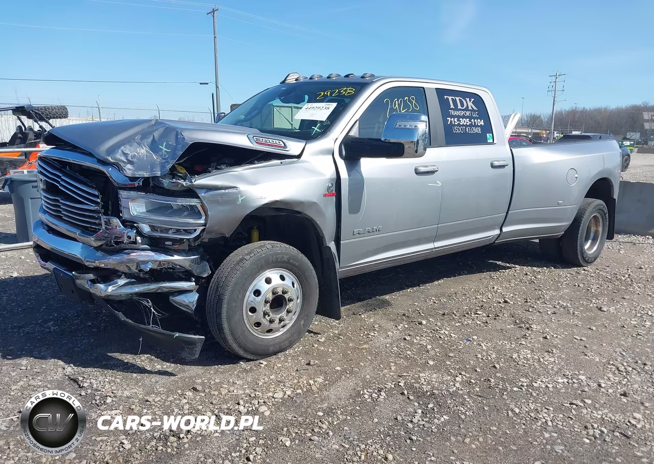 2023 Ram 3500 Laramie 4X4 8' Box VIN:3C63RRJL7PG507975 - 2