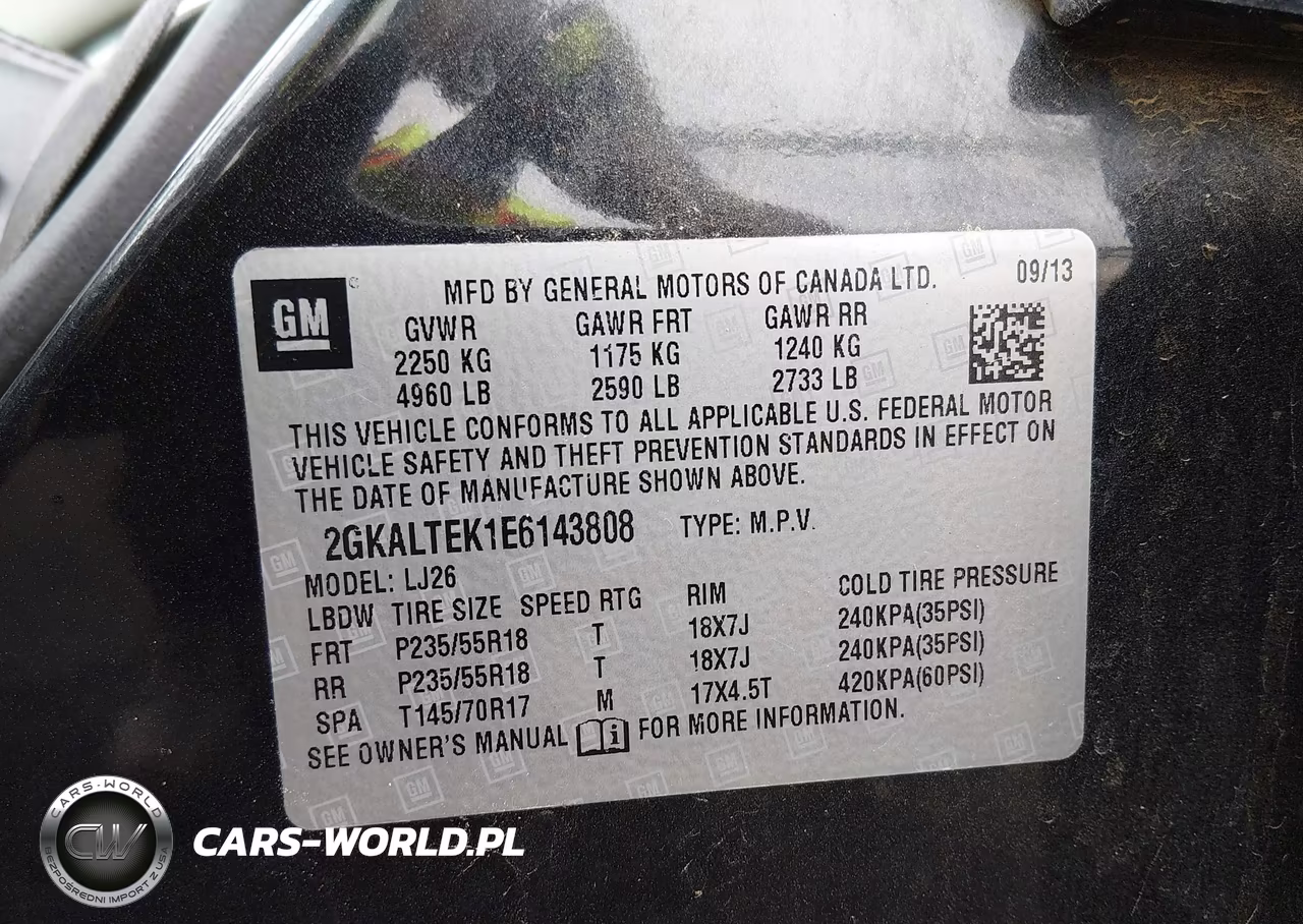 2014 GMC Terrain Slt-2 VIN:2GKALTEK1E6143808 - 9