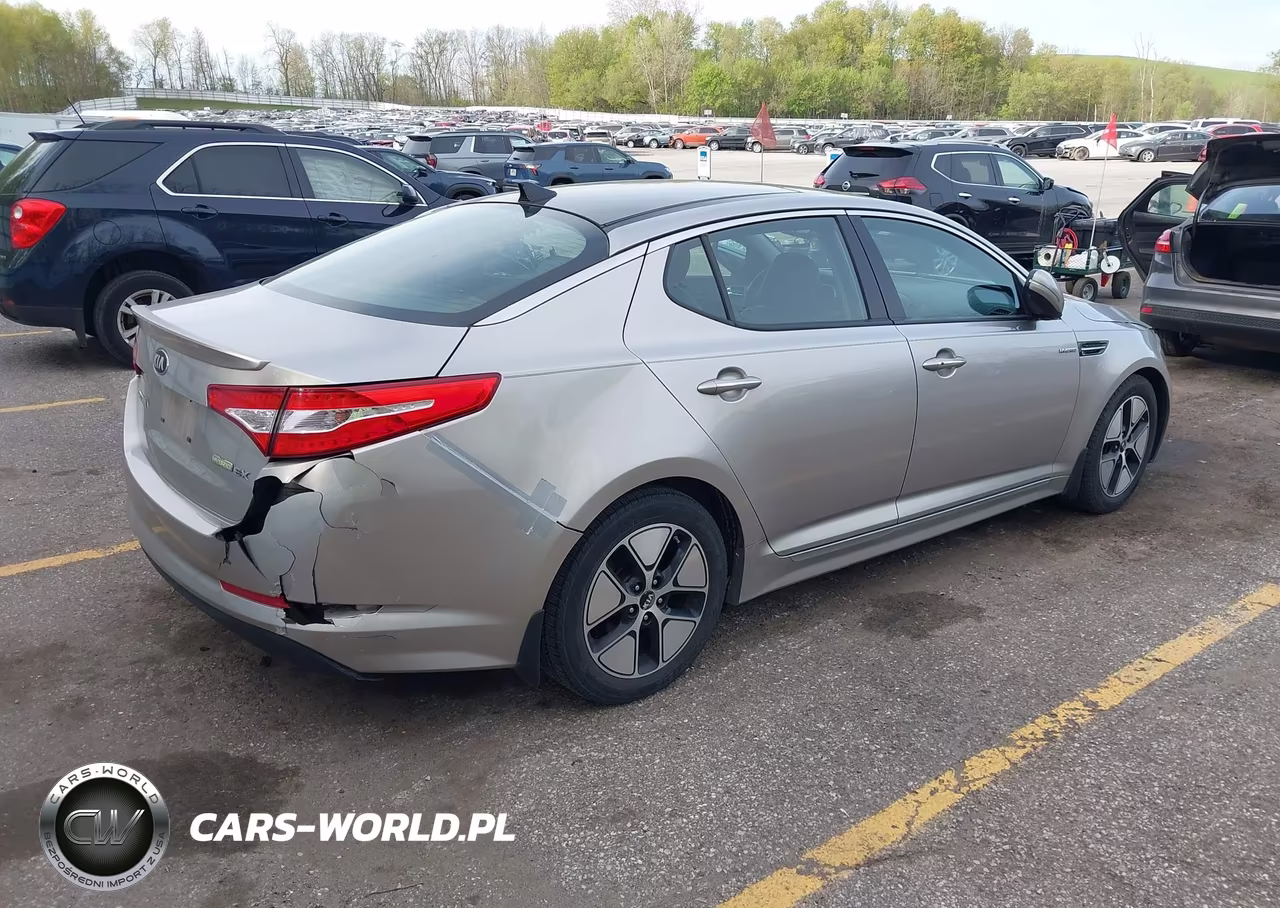 2013 Kia Optima Hybrid Ex VIN:KNAGM4AD0D5040984 - 4