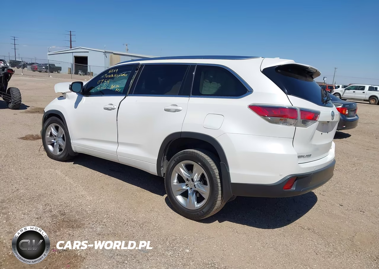 2014 Toyota Highlander Limited V6 VIN:5TDYKRFH8ES030754 - 3