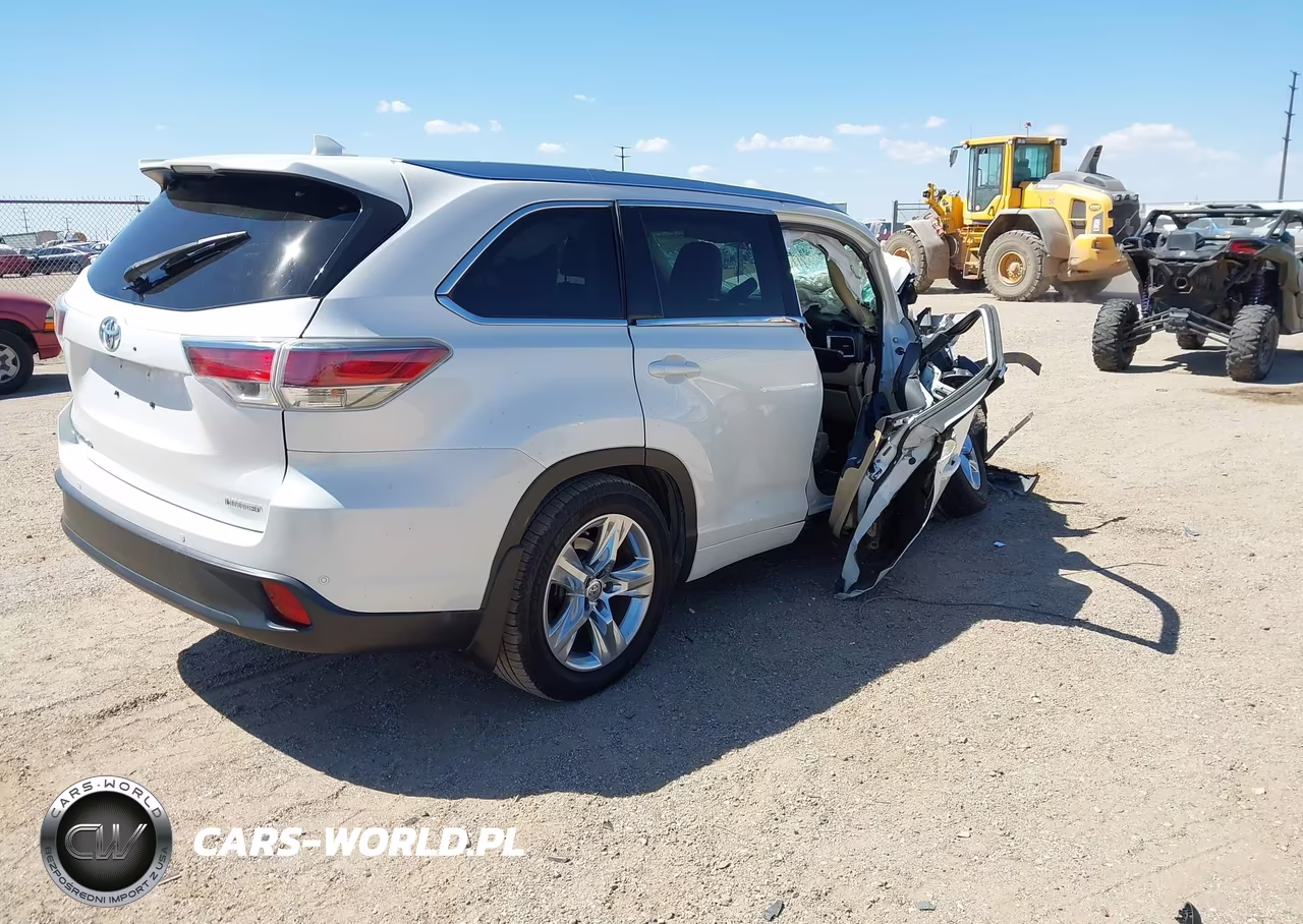 2014 Toyota Highlander Limited V6 VIN:5TDYKRFH8ES030754 - 4