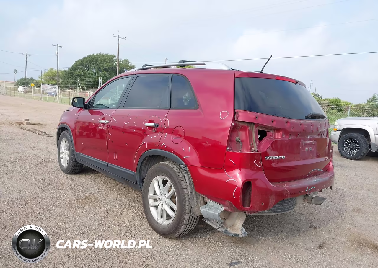 2014 Kia Sorento Lx VIN:5XYKT4A66EG511725 - 3